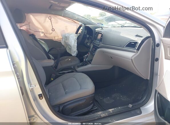 KMHD84LF6JU508237 2018 HYUNDAI ELANTRA Silver Вид салону спереду