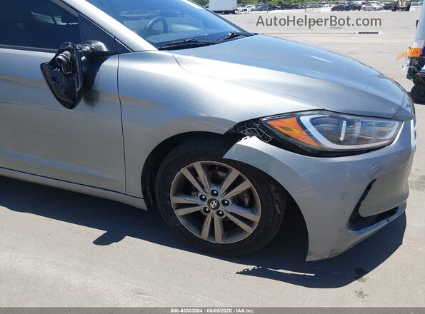 KMHD84LF6JU537043 2018 HYUNDAI ELANTRA Gray Vista frontal