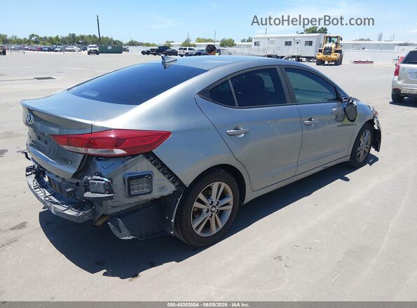 KMHD84LF6JU537043 2018 HYUNDAI ELANTRA Gray Trasero derecho