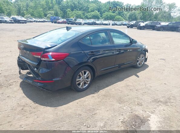 KMHD84LF6JU547099 2018 HYUNDAI ELANTRA Black Հետևի աջ