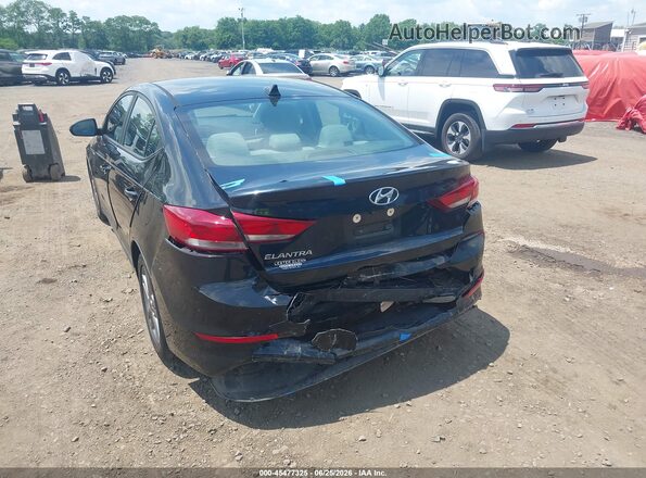 KMHD84LF6JU547099 2018 HYUNDAI ELANTRA Black Դիմացի տեսք