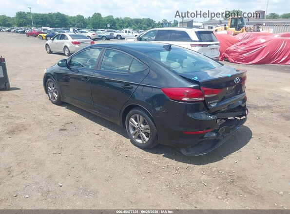 KMHD84LF6JU547099 2018 HYUNDAI ELANTRA Black Հետևի ձախ