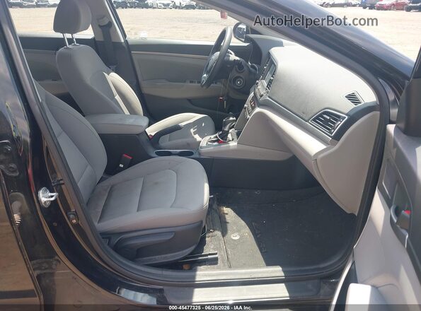 KMHD84LF6JU547099 2018 HYUNDAI ELANTRA Black Սալոնի դիմացի տեսք