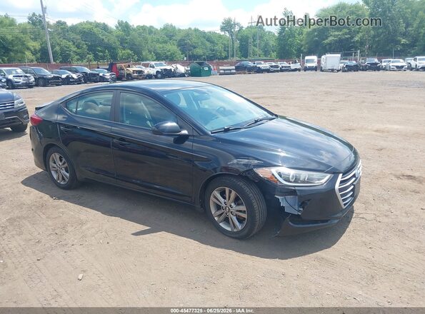 KMHD84LF6JU547099 2018 HYUNDAI ELANTRA Black 