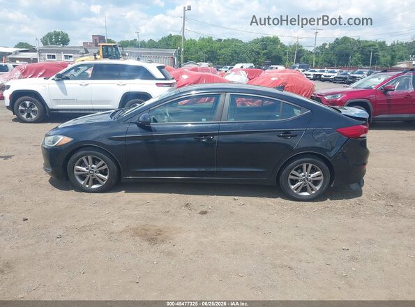 KMHD84LF6JU547099 2018 HYUNDAI ELANTRA Black Սալոնի 360 աստիճան տեսք