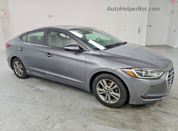 KMHD84LF6JU578238 2018 HYUNDAI ELANTRA Charcoal წინა მარჯვენა