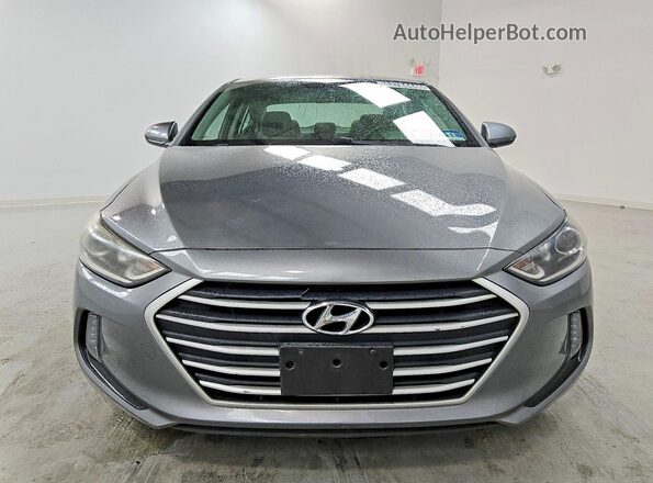 KMHD84LF6JU578238 2018 HYUNDAI ELANTRA Charcoal წინა ხედი