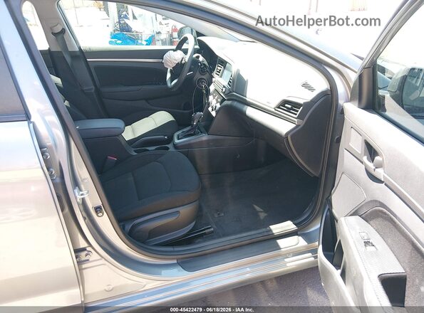 KMHD84LF6KU794544 2019 HYUNDAI ELANTRA Gray Widok wnętrza z przodu