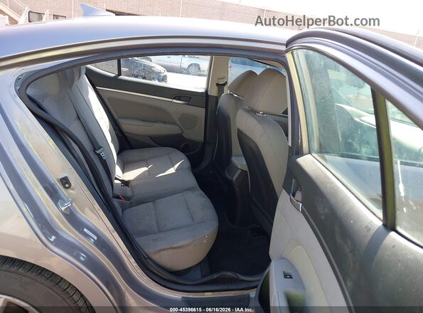 KMHD84LF6LU024636 2020 HYUNDAI ELANTRA Gray VIN კოდის სტიკერის ხედი