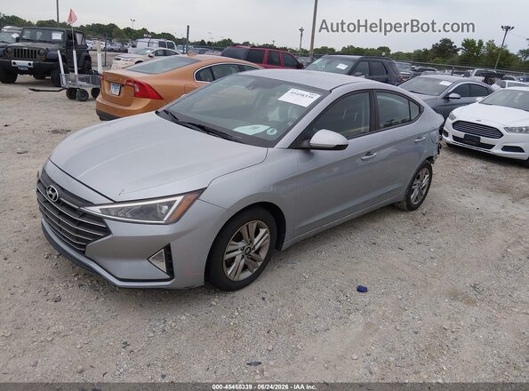 KMHD84LF6LU975757 2020 HYUNDAI ELANTRA Серый Передняя левая четверть