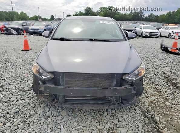 KMHD84LF7HU070077 2017 HYUNDAI ELANTRA Charcoal წინა ხედი
