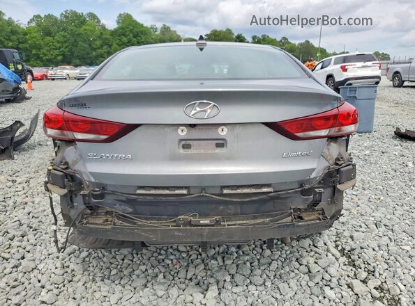 KMHD84LF7HU070077 2017 HYUNDAI ELANTRA Charcoal უკანა ხედი