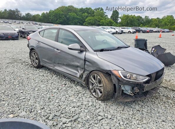 KMHD84LF7HU070077 2017 HYUNDAI ELANTRA Charcoal წინა მარჯვენა