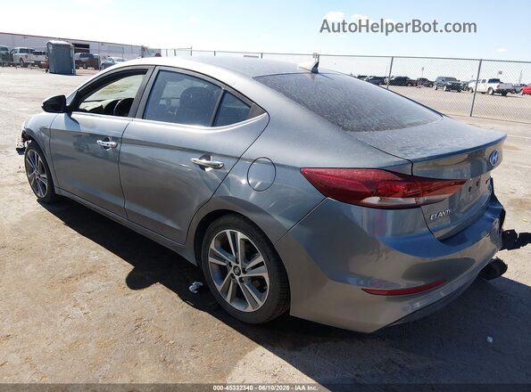 KMHD84LF7HU127636 2017 HYUNDAI ELANTRA Gray Задня ліва чверть