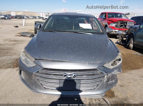 KMHD84LF7HU127636 2017 HYUNDAI ELANTRA Gray Вид щитка приладів