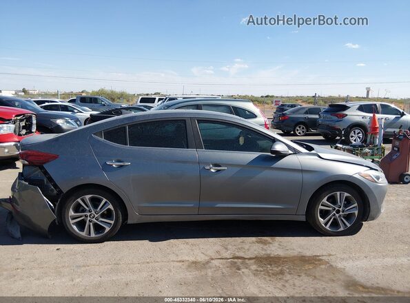 KMHD84LF7HU127636 2017 HYUNDAI ELANTRA Gray Вид задньої частини салону