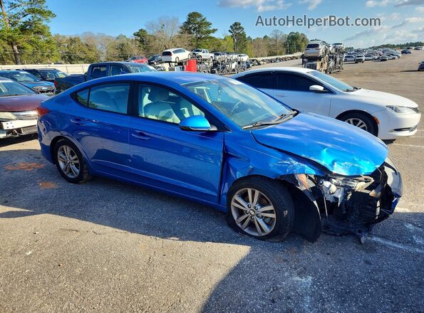 KMHD84LF7HU143030 2017 HYUNDAI ELANTRA Blue წინა მარჯვენა