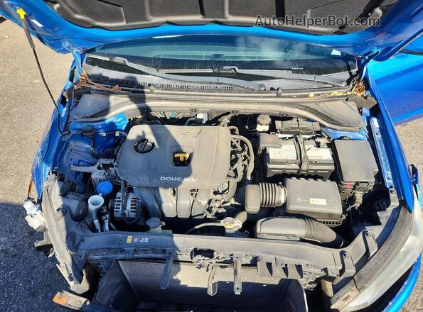 KMHD84LF7HU143030 2017 HYUNDAI ELANTRA Blue უკანა სალონის ხედი