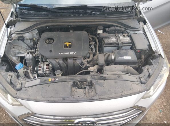 KMHD84LF7HU182880 2017 HYUNDAI ELANTRA Silver Rear view