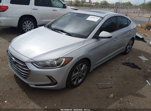 KMHD84LF7HU182880 2017 HYUNDAI ELANTRA Silver Front left