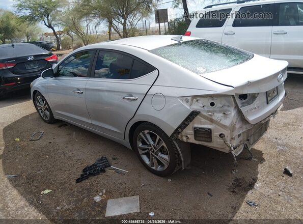 KMHD84LF7HU182880 2017 HYUNDAI ELANTRA Silver Rear left