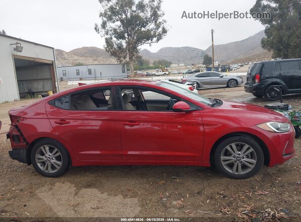 KMHD84LF7HU225436 2017 HYUNDAI ELANTRA Красный Панорамный вид салона 360°