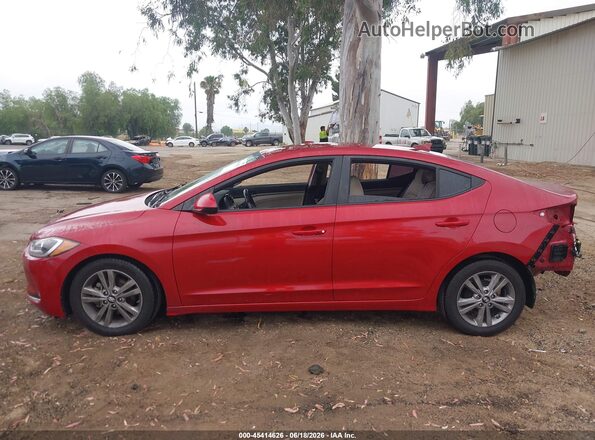 KMHD84LF7HU225436 2017 HYUNDAI ELANTRA Красный 