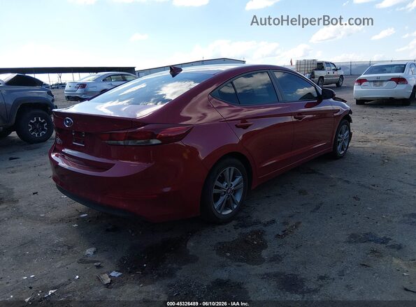 KMHD84LF7HU297818 2017 HYUNDAI ELANTRA Red Trasero derecho