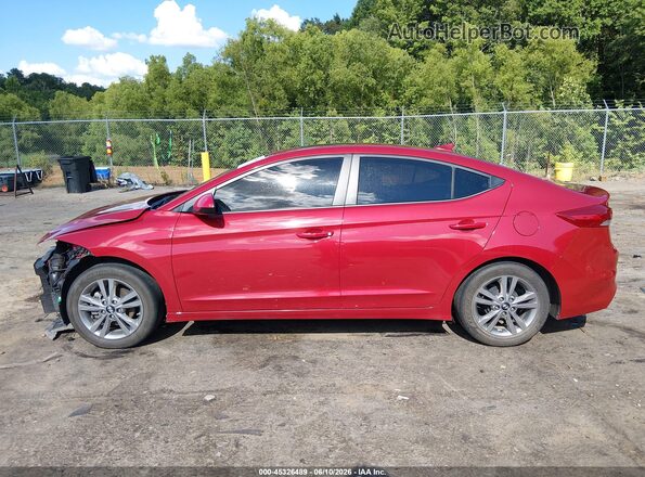 KMHD84LF7HU297818 2017 HYUNDAI ELANTRA Red Vista interior de 360 grados
