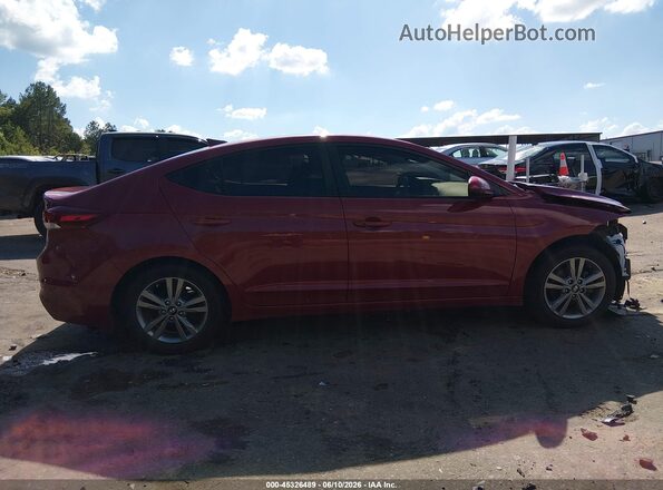 KMHD84LF7HU297818 2017 HYUNDAI ELANTRA Red Vista interior trasera