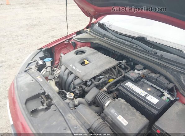 KMHD84LF7HU300863 2017 HYUNDAI ELANTRA Red Rear view