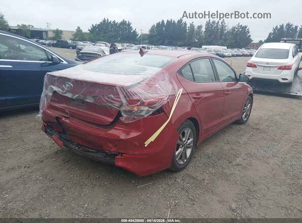 KMHD84LF7HU300863 2017 HYUNDAI ELANTRA Red Rear right