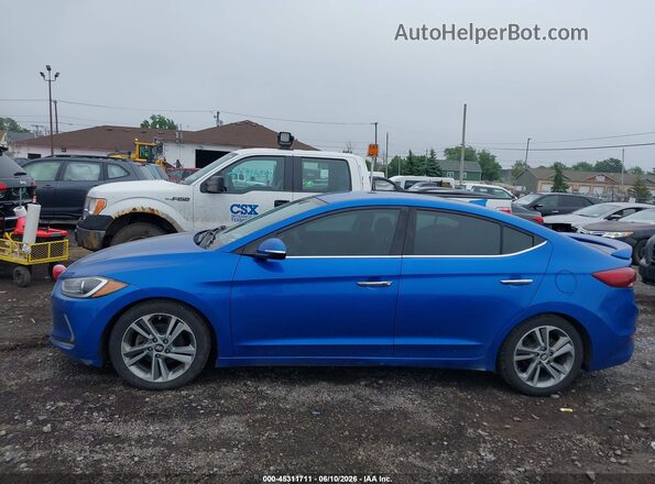 KMHD84LF7HU354812 2017 HYUNDAI ELANTRA Blue 