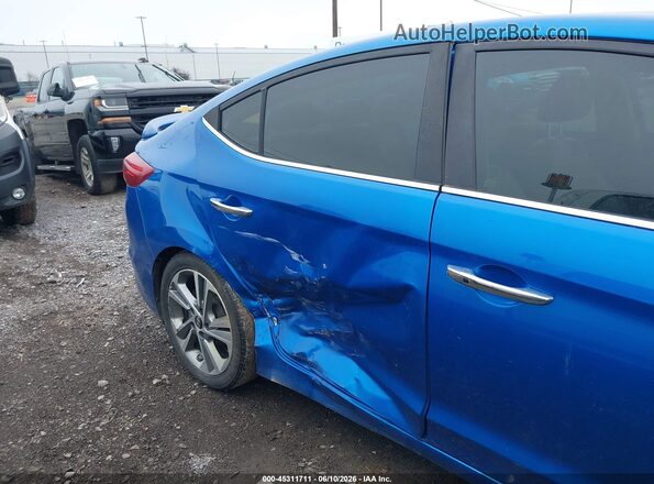 KMHD84LF7HU354812 2017 HYUNDAI ELANTRA Blue 