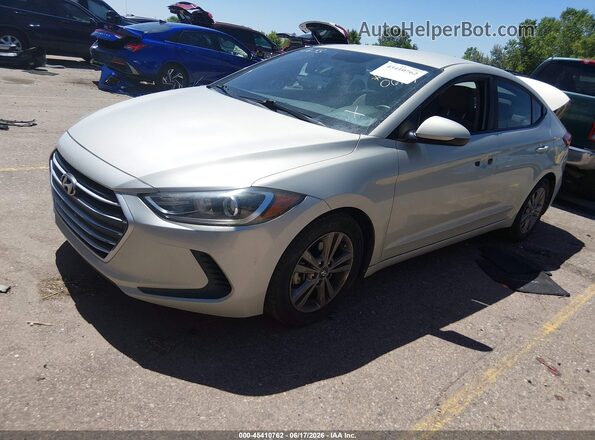 KMHD84LF7HU397899 2017 HYUNDAI ELANTRA Champagne Передняя левая четверть