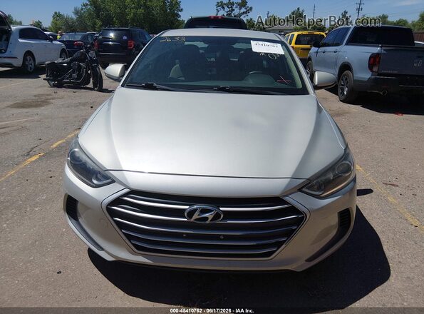 KMHD84LF7HU397899 2017 HYUNDAI ELANTRA Champagne Вид задней части салона