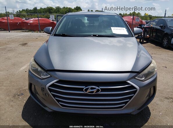 KMHD84LF7HU407458 2017 HYUNDAI ELANTRA Gray Դիմացի տեսք