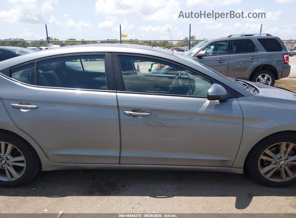KMHD84LF7HU407458 2017 HYUNDAI ELANTRA Gray Սալոնի հետևի տեսք
