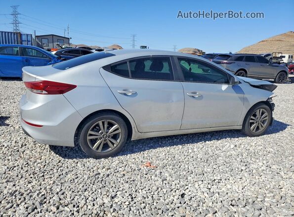 KMHD84LF7JU525208 2018 HYUNDAI ELANTRA Silver Trasero derecho