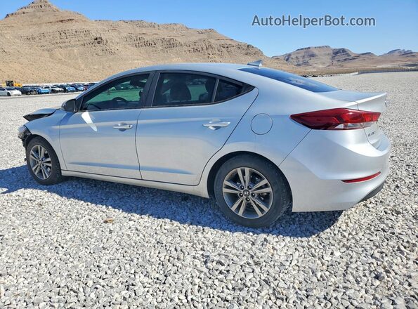 KMHD84LF7JU525208 2018 HYUNDAI ELANTRA Silver Trasero izquierdo