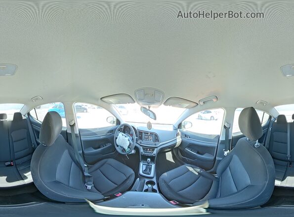 KMHD84LF7JU525208 2018 HYUNDAI ELANTRA Silver Vista interior de 360 grados