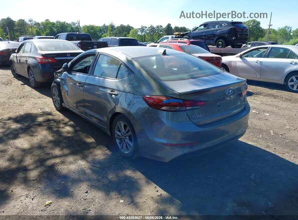 KMHD84LF7JU556393 2018 HYUNDAI ELANTRA Gray უკანა მარცხენა