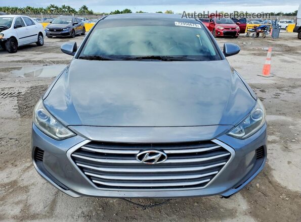 KMHD84LF7JU611764 2018 HYUNDAI ELANTRA Gray 