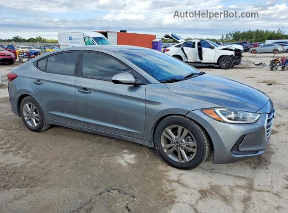 KMHD84LF7JU611764 2018 HYUNDAI ELANTRA Gray 