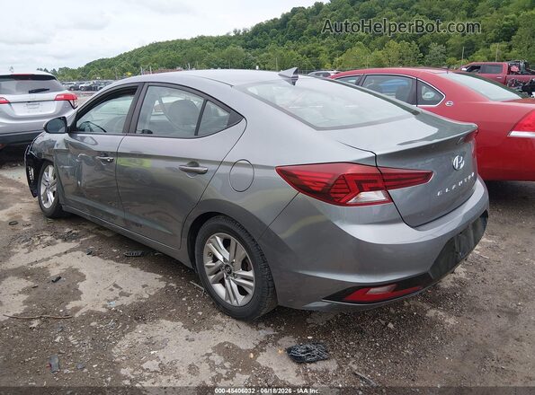 KMHD84LF7KU742873 2019 HYUNDAI ELANTRA Gray Հետևի ձախ