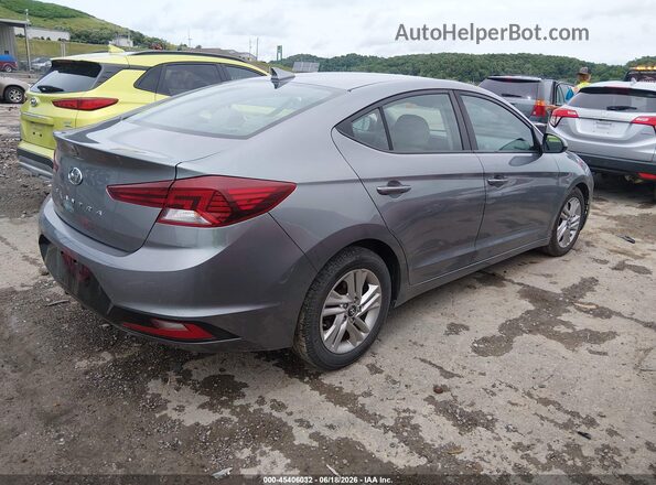 KMHD84LF7KU742873 2019 HYUNDAI ELANTRA Gray Հետևի աջ