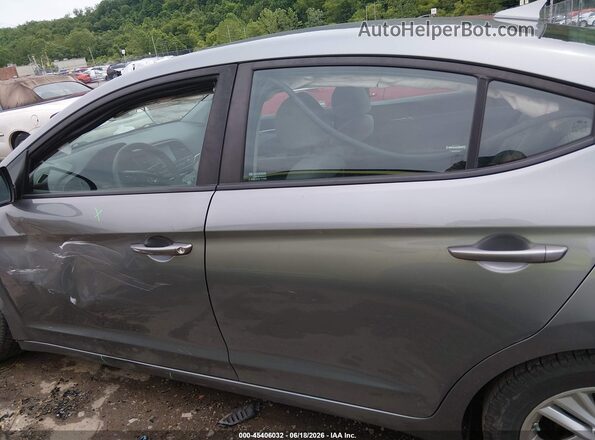 KMHD84LF7KU742873 2019 HYUNDAI ELANTRA Gray Սալոնի 360 աստիճան տեսք
