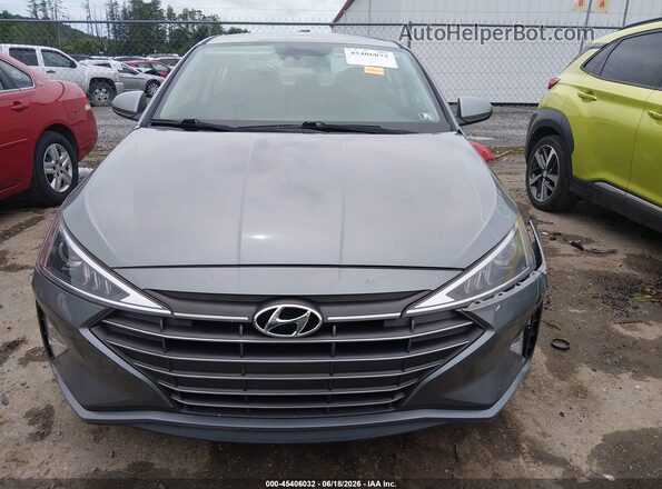 KMHD84LF7KU742873 2019 HYUNDAI ELANTRA Gray Սարքավորումների վահանակի տեսք