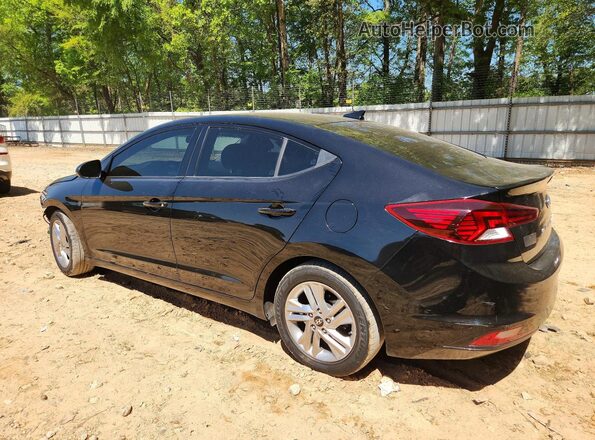 KMHD84LF7KU746289 2019 HYUNDAI ELANTRA Black Հետևի ձախ
