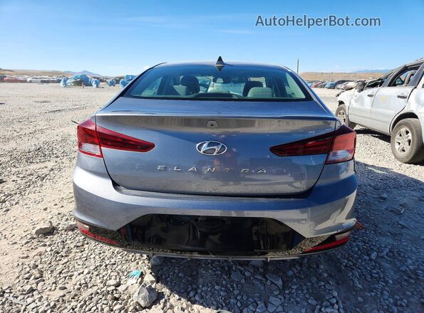 KMHD84LF7KU869705 2019 HYUNDAI ELANTRA Gray Rear view